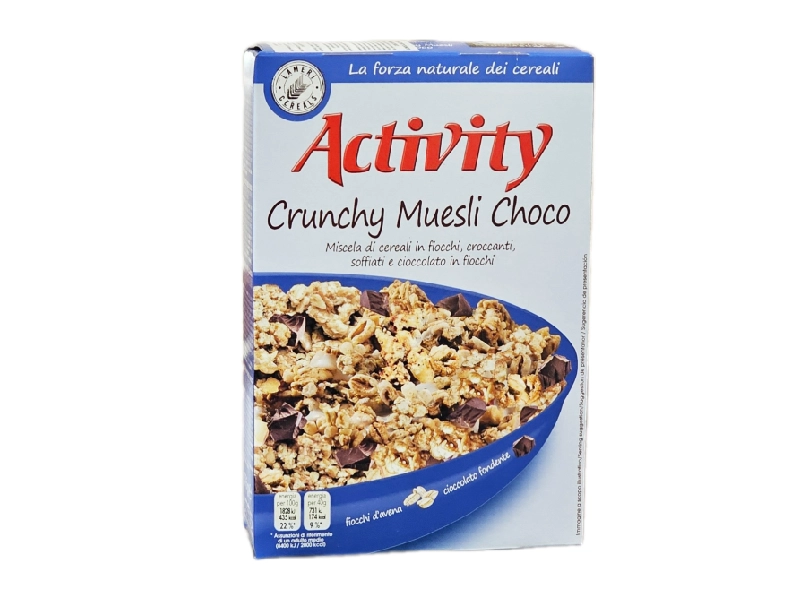 Yến mạch Activity Crunchy Muesli Choco (Muesli socola)