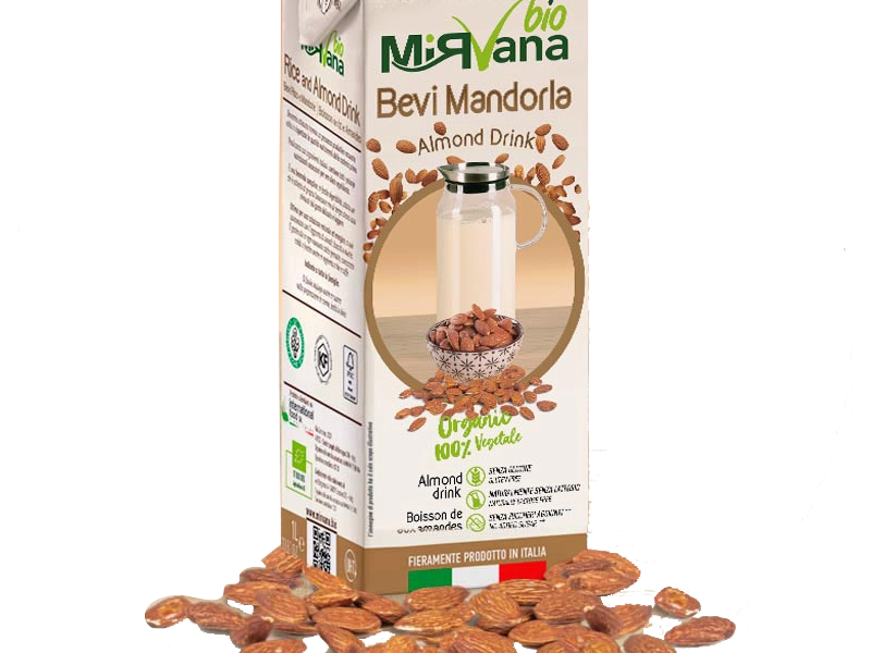Mirvana Bio Bevi Mandorla - Sữa Hạt Hạnh Nhân Hữu Cơ