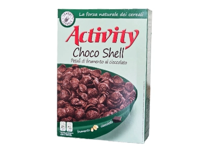 Ngũ cốc Activity Choco Shell (Bỏng lúa mỳ vị sôcôla)